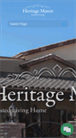 Mobile Screenshot of heritagemanoraz.com